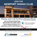 Join the Newport Dining Club at The Winery Restaurant and Wine Bar
