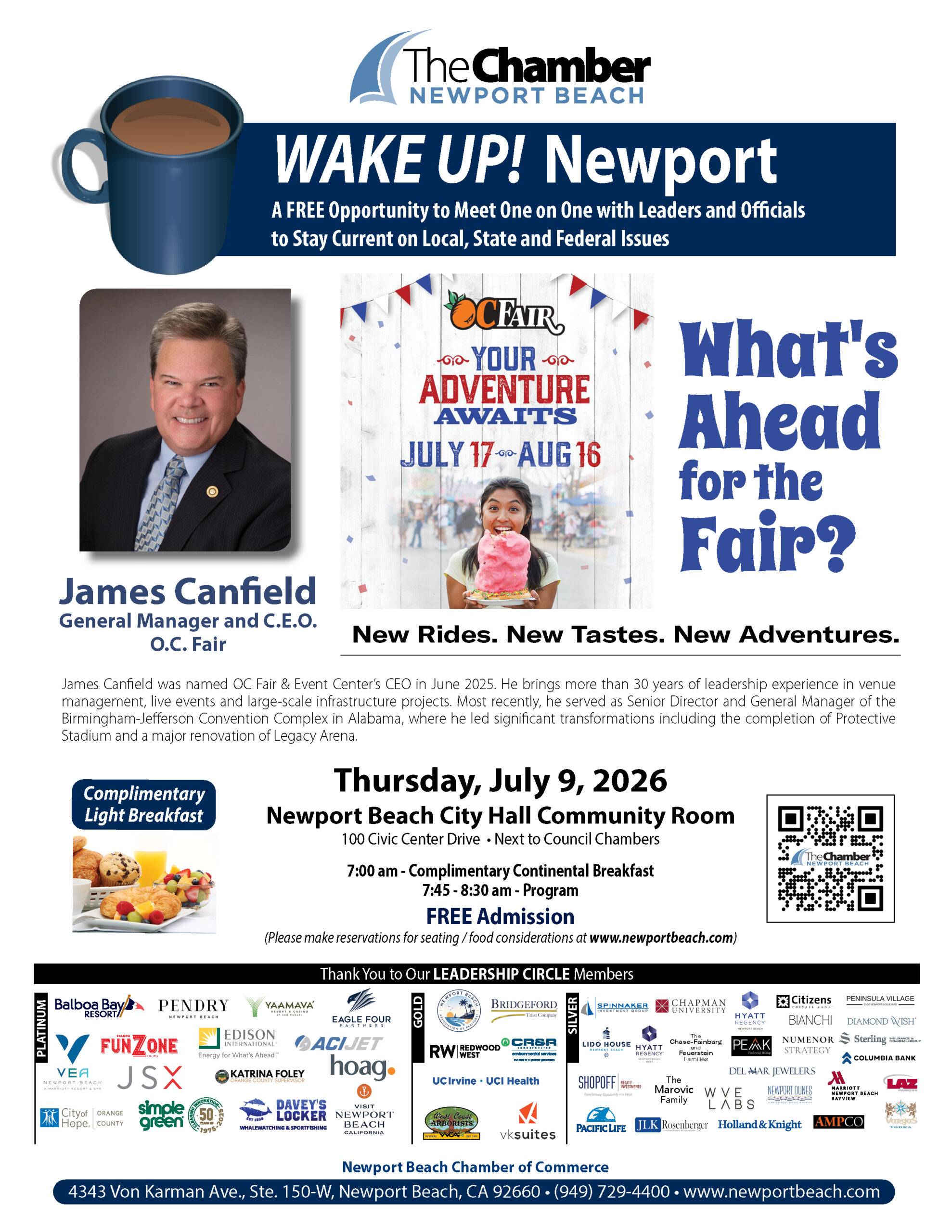 Wake Up Newport - July 2026 - James Canfield - OC Fair