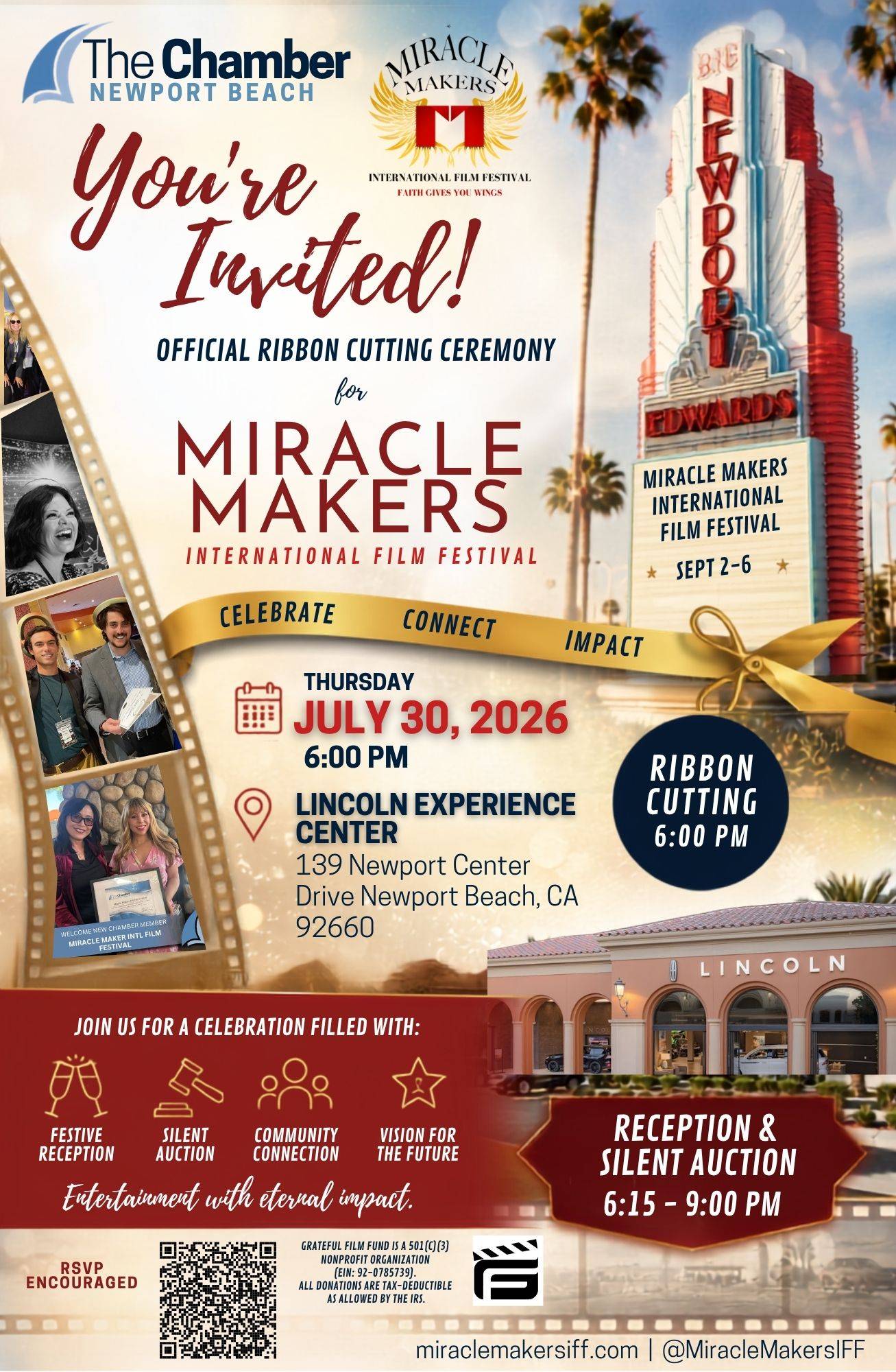 Miracle Makers International Film Festival Ribbon Cutting
