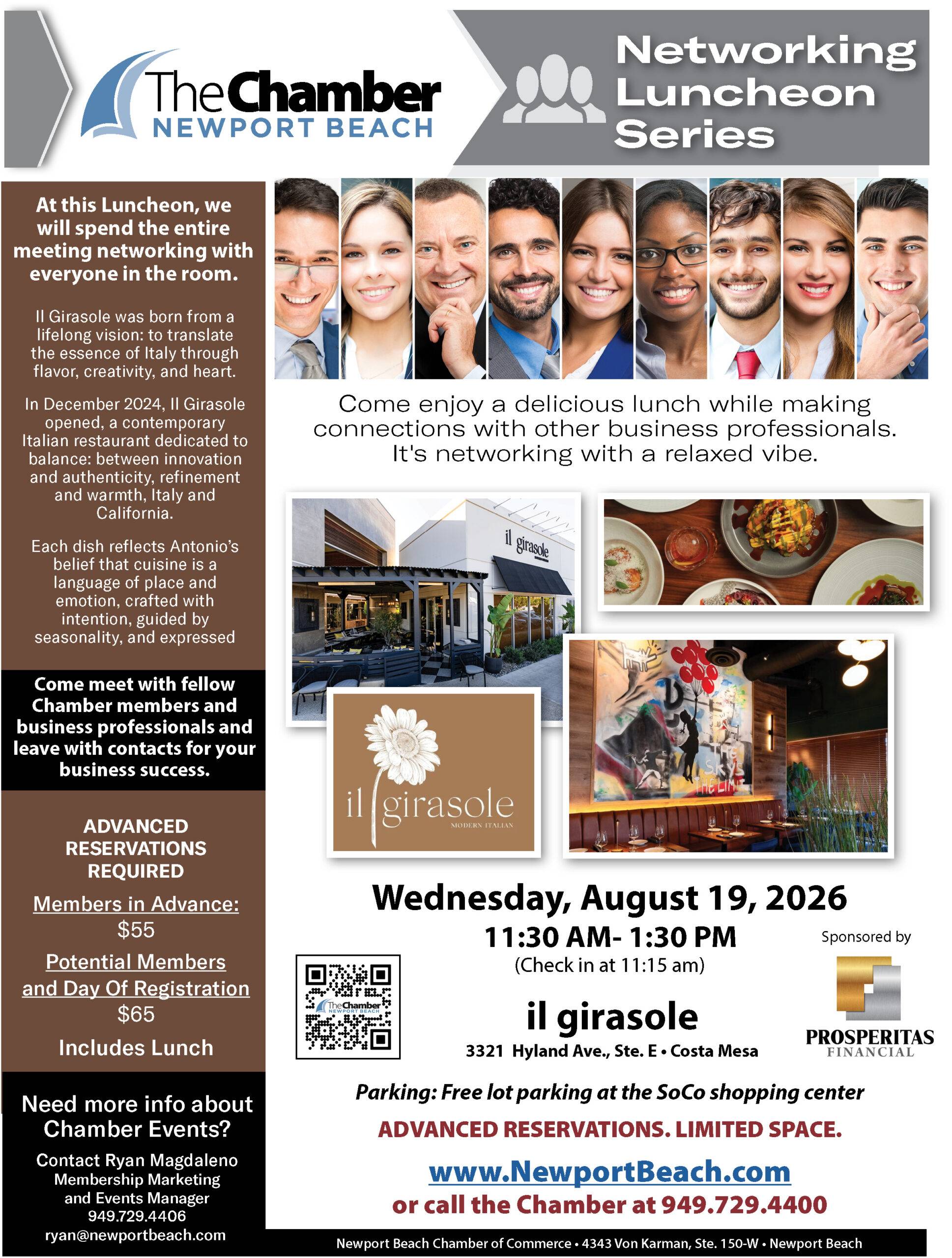 Luncheon - August 19 -il Girasole