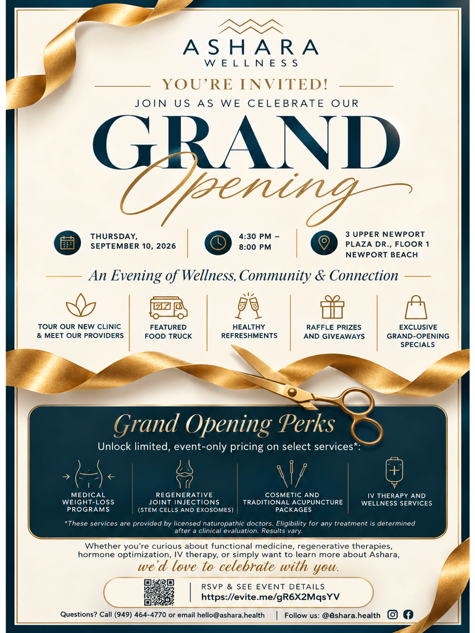 Ashara Wellness Grand Opening/ Ribbon Cutting
