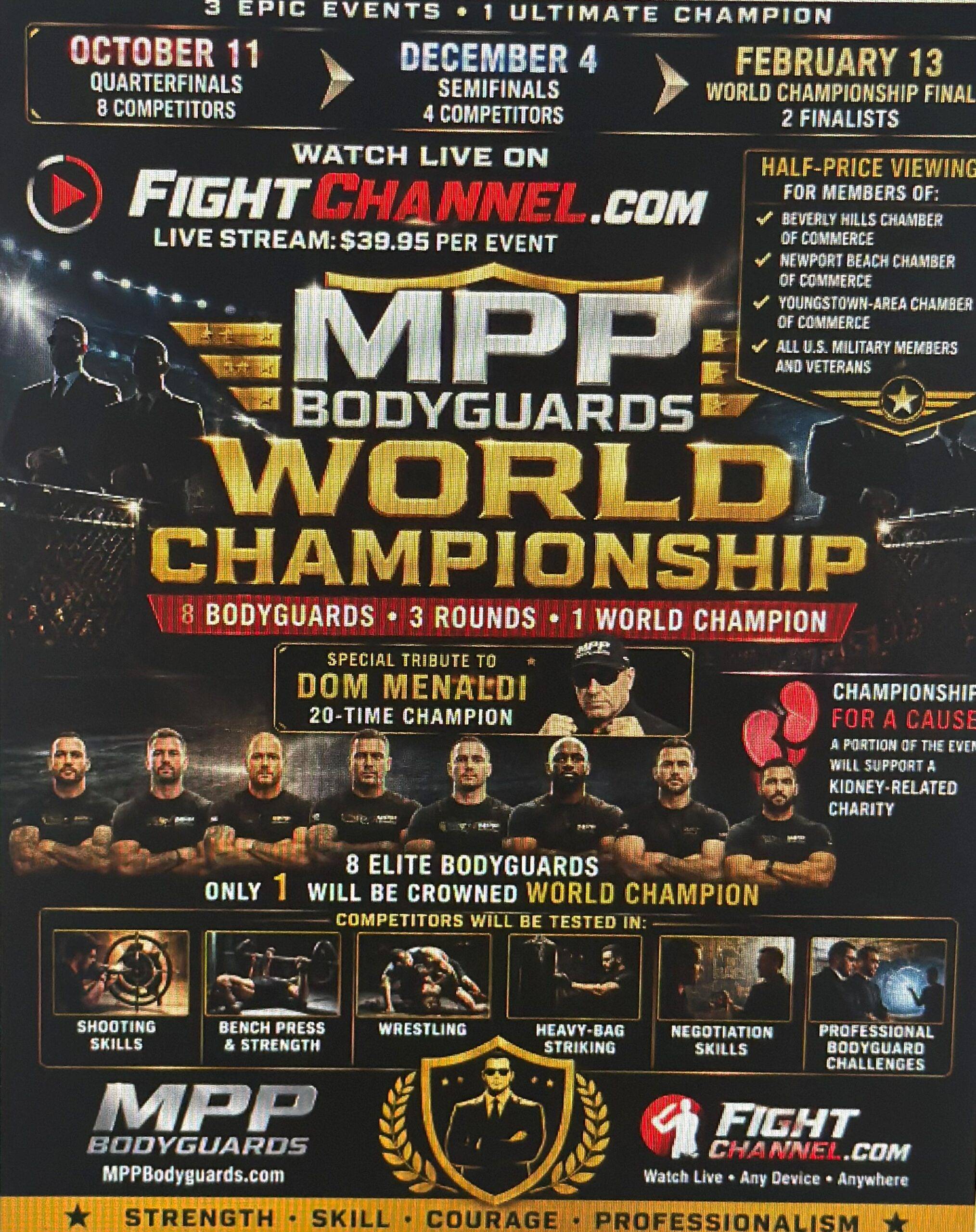 MPP Bodyguard & Security Presents: The Super Bodyguard Competition