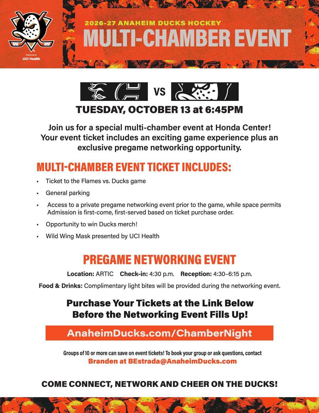 2026-27 Anaheim Ducks Hockey Multi-Chamber Event