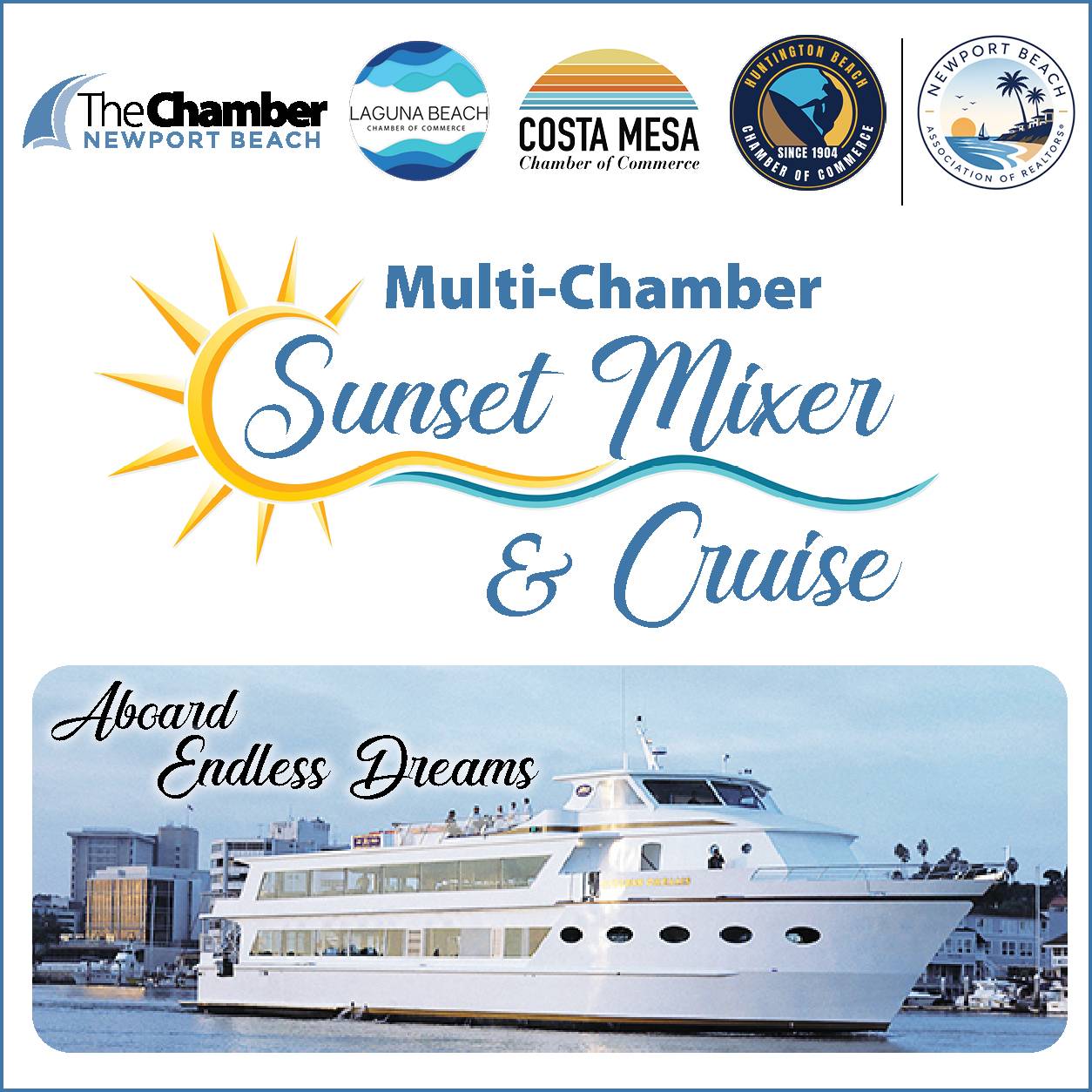 Multi-Chamber Sunset Networking Cruise aboard Endless Dreams - October 2026