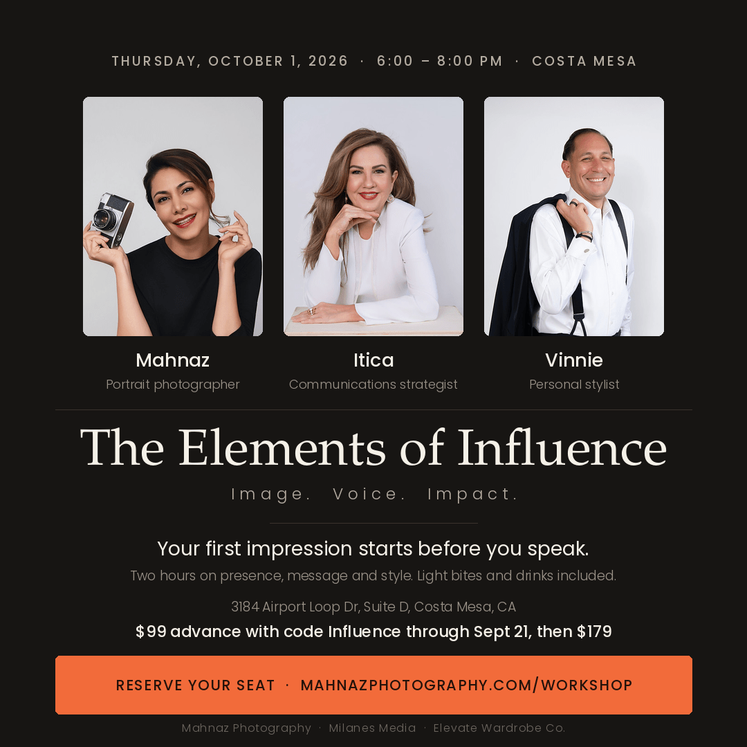 The Elements of Influence - Image. Voice. Impact.