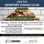 Join the Newport Dining Club at ZAY'Z ARTISANAL DELI to benefit WORKING WARDROBES