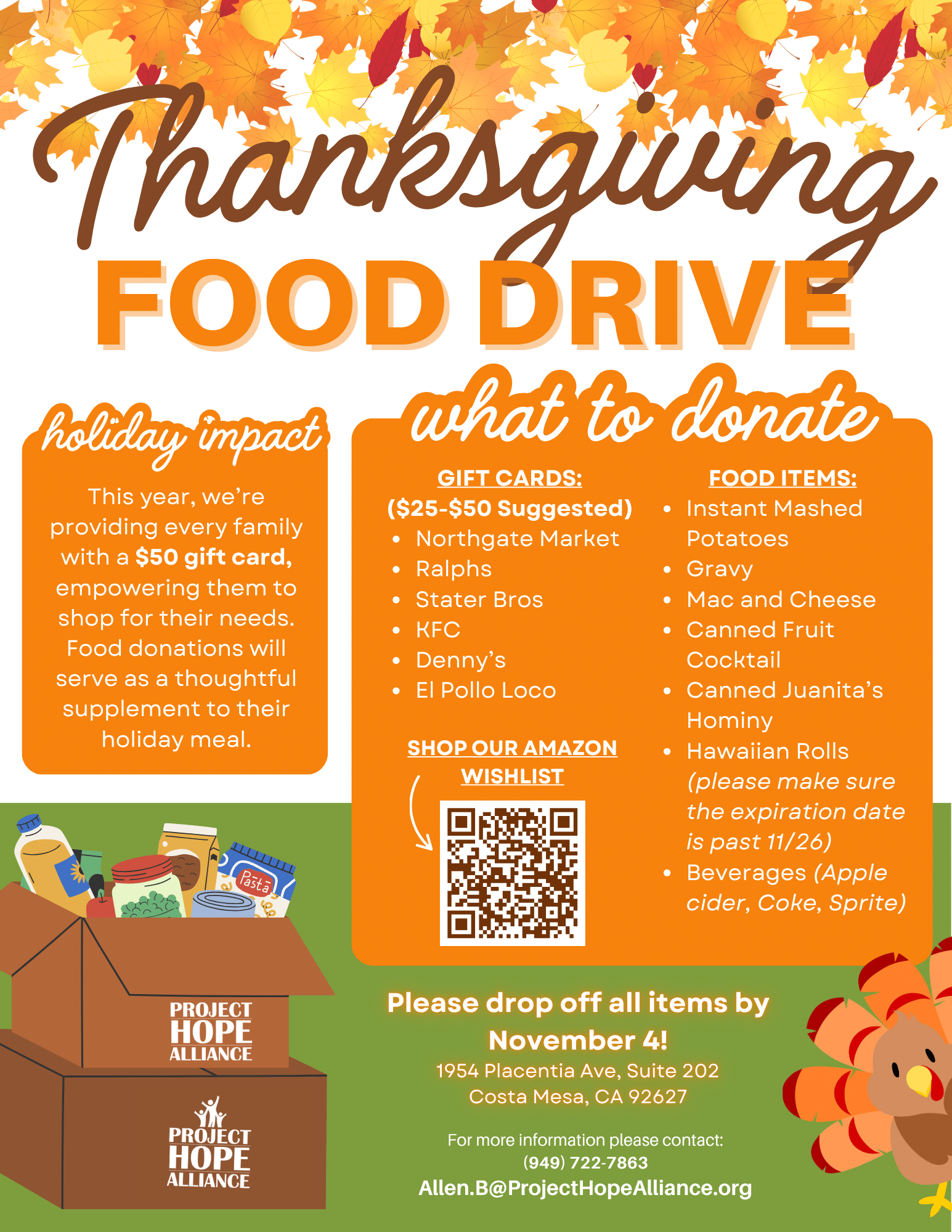 Thanksgiving Food Drive